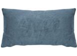 Dekokissen PAD "Smooth", dusty blau, unifarben, B:25cm H:2cm L:50cm, Polyester, Dekokissen_Sitzkissen_Kissenhüllen, Perfekte Farbabstimmung