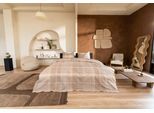 Bettwäsche KAYORI "Mundo", beige (natur), B/L: 155cm x 220cm, 1 Stk., 1 Stk., Lyocell, B/L: 80cm x 80cm, 2 Stk., Lyocell, Obermaterial: 100% Baumwolle, Bettwäsche, Bettwäsche, 100% Tencel