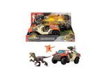 Mattel JGB59 - Jurassic World - Die Wiedergeburt - Spielset, Fahrzeug, Spielfiguren, Launch´n Battle Fahrzeugset