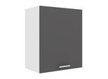 Hängeschrank VCM "Küchenschrank B. 50 cm Hängeschrank Küche Esilo", schwarz (weiß, anthrazit), B:50cm T:31cm, Obermaterial: 100% Holz Wood., Schränke, Hängeschrank