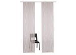 Schiebegardine OTTO HOME "Dimona" Gr. 5, grau (taupe), B:57cm H:265cm, Polyester, Polyester, Gardinen, Schiebegardine, 2-er Set, Fertiggardine, mit Befestigungszubehör, Wellen
