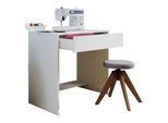 Schreibtisch VCM "Holz Schreibtisch Computertisch Bürotisch Nitolda", weiß, B:77cm T:50cm, Tische, Schreibtisch