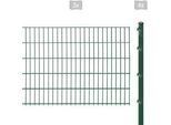 Doppelstabmattenzaun ARVOTEC "ESSENTIAL 103 zum Einbetonieren", grün (dunkelgrün), H:103cm, Kunststoff, Stahl, Zaunelemente, Zaunhöhe 103 cm, Zaunlänge 2 - 60 m