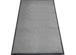 Schmutzfangmatte miltex Eazycare Style, eckig, antistatisch, UV-beständig, waschbar, High-Twist-Nylon & Niltrilgummi, 850 x 1500 mm, basaltgrau