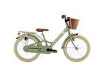 Kinderfahrrad PUKY "YOUKE 18 Classic" Gr. 27, grün (retro grün), Fahrräder, Kinder, 27cm, ab 5 Jahren, 18 Zoll