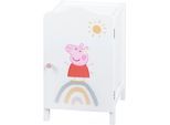 Puppenkleiderschrank ROBA "Peppa Pig", weiß, Puppenmöbel, KinderB:31cm H:52cm T:25cm, MDF, B:31cm H:52cm T:25cm