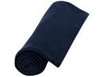 Tagesdecke TRIGEMA "TRIGEMA Fleecedecke", blau (navy), Polyester, Tagesdecken