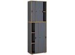Aktenschrank Salia B60 Anthrazit/Honigeiche