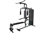 Kraftstation "Multi-Gym Hercules", schwarz (schwarz, rot), MOTIVE FITNESS BY U.N.O., KraftstationenB:87cm H:189cm L:210cm, max. Benutzergewicht 125 kg, max. Trainingsgewicht 37,5 kg, B:87cm H:189cm L:210cm