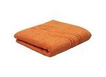 Duschtuch ROSS "Cashmere feeling", orange (dahlie), B:75cm L:140cm, Frottier, Baumwolle, Handtücher, 100% Baumwolle, mit Wellen-Bordüre, große Farbauswahl