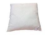Microfaserkissen DREAMS "Prägo", weiß, B:80cm L:80cm, Bezug: 100% Polyester. Füllung: 100% Polyester, Kopfkissen