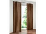 Vorhang WIRTH "Trondheim 328 g/m2" Gr. 12, braun, B:172cm H:255cm, Chenille, Polyacryl, Gardinen