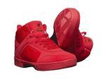 Gleitschuh EPIC GRINDSHOES "Red Lava/Clean White" Gr. 40, rot, Inlineskates_Rollschuhe, 40 (bis ), Leder, Nylon