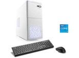 CSL PC "Speed V25811", weiß, Microsoft Windows 11 Home (64 Bit), 8 GB RAM 500 GB SSD, Desktop-PCs, PC