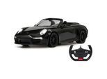 RC-Auto JAMARA "Deluxe Cars, Porsche 911 Carrera S, 1:12, schwarz, 2,4GHz", schwarz, Fernlenkfahrzeuge, KinderB:16,3cm H:10,5cm T:37,7cm, mit LED-Licht, B:16,3cm H:10,5cm T:37,7cm