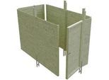 Carport-Geräteraum SKANHOLZ "Abstellraum C3", grün, Holzwerkstoff, Gerätehäuser, aus Profilschalung