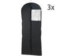 Kleidersack WENKO "Modell Deep Black", schwarz, B/H/L: 60cm x 150cm, Kleidersäcke, 60 x 150 cm, abwaschbar, mit Reißverschluss & Sichtfenster