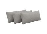 Polsterauflage SIT & MORE "Zoe", grau (hellgrau), B:60cm H:30cm T:10cm, 95% Polyester, 5% Polyamid, Polsterauflagen, Polsterauflage