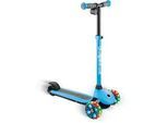 E-Scooter GLOBBER "ONE K E-MOTION 4 PLUS, mit Leuchtrollen", hellblau, RollerB:29cm L:62cm, B:29cm L:62cm