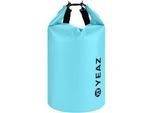 Packsack YEAZ "Wasserfester Packsack 40L ISAR", Gr. 40, blau (hellblau), Obermaterial: 100% PVC PVC., Taschen