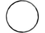 Hula-Hoop-Reifen ENDURANCE, grau, schwarz, Fitnessringe, mit 1,2 kg Gewicht