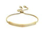 Armband AILORIA "Armband ADRIANA", gold, Armbänder, Damen, Edelstahl, Armband