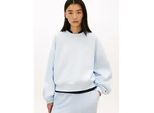 Sweatshirt TOMMY HILFIGER "CORP LOGO MDRN SWTSRT", Damen, Gr. M (40), keepsake blau, Sweatware, Obermaterial: 63% Baumwolle, 37% Polyester, bedruckt, unifarben, regular fit normal, Rundhals, Rippbündchen, Sweatshirts Sweatshirt, Baumwollmischung