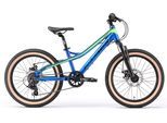 Jugendfahrrad BIKESTAR Gr. 28, blau (blau, grün), Fahrräder, Kinder, 28cm, 20 Zoll (50,80cm)