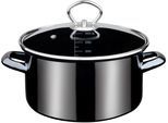 Bratentopf GSW "Profi-Black-Star", schwarz, H:10,5cm Ø:20cm, Töpfe, Bratentopf, Induktion