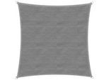 Sonnensegel WINDHAGER "Capri Quadrat", grau, B:500cm T:500cm, Polyethylen, Sonnensegel, 5x5m, grau