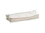 Aufbewahrungstasche ZELLER PRESENT "Stripes", beige (natur), B:46cm H:15cm T:104cm, Polypropylen, Taschen, Vlies, beige