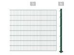 Einstabmattenzaun ARVOTEC "ESSENTIAL 160 zum Einbetonieren", grün (dunkelgrün), H:160cm, Kunststoff, Stahl, Zaunelemente, Zaunhöhe 160 cm, Zaunlänge 2 - 60 m