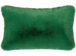 Dekokissen PAD "Evita", grün, unifarben, B:35cm L:60cm, Polyester, Dekokissen_Sitzkissen_Kissenhüllen, Kunstfell