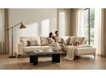 Ecksofa OTTO HOME "OLAND L-Form, B: 289 cm, Skandi-Design", cream, B:289cm H:85cm T:210cm, 100% Polyester, Sofas, Ecksofa, Struktur, Flachgewebe, Luxus-Microfaser, Boucle