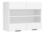Hängeschrank VCM "Küchenschrank B. 80 cm Hängeschrank Küche Fasola", weiß, B:80cm T:31cm, Obermaterial: 100% Holz Wood., Schränke, Hängeschrank
