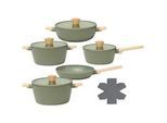 Kochtopfset Michael Grün, 11-teilig