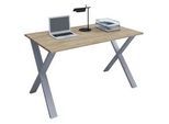 Schreibtisch Lona Sonoma Eiche/Silberfarben
