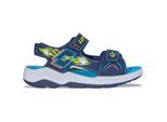 Sandale LOTTO, Mädchen, Gr. 34, navy, aqua, Synthetik, mehrfarbig, Schuhe Sandale, - mit leuchtenden LEDs im Obermaterial