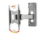 VCM TV-Wandhalterung "TV Wandhalterung Halter neigbar schwenkar B-FS2", silber, B:22cm T:10cm, Gerätehalterungen