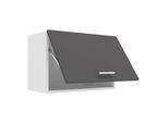 Hängeschrank VCM "Küchenschrank B. 60 cm Hängeschrank Klappe Esilo", schwarz (weiß, anthrazit), B:60cm T:31cm, Obermaterial: 100% Holz Wood., Schränke, Hängeschrank