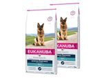 EUKANUBA Trockenfutter für Hunde, rassespezifisch Deutscher Schäferhund Erwachsener 2x12 kg