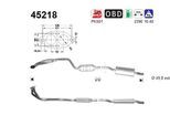 AS Katalysator 45218 für BMW