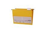 Eichner PVC-Hängemappe Platin Lineseitlich offen, gelb (9039-10014)