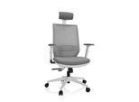 hjh OFFICE Profi Bürostuhl PROFONDO PRO W Stoff / Netzstoff mit Armlehnen (höhenverstellbar)