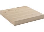 Arbeitsplatte IMPULS KÜCHEN "4 cm stark", eiche, nachbildung hell, B:240cm H:4cm T:60cm, Holzwerkstoff, Tischplatten, Arbeitsplatte, in vielen Breiten, passend zu allen Serien, von vier Seiten ummantelt