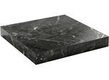 Arbeitsplatte IMPULS KÜCHEN "4 cm stark", carrara schwarz, B:220cm H:4cm T:60cm, Holzwerkstoff, Tischplatten, Arbeitsplatte, in vielen Breiten, passend zu allen Serien, von vier Seiten ummantelt