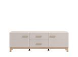 TV-Bank HOME AFFAIRE "Essex, TV-Board, TV-Kommode, TV-Schrank, TV-Unterschrank, TV-Möbel", kaschmir, B:154cm H:50,5cm T:41,5cm, Holzwerkstoff, Kunststoff, MDF, Metall, Sideboards, TV-Bank, Elegantes Lowboard (154 cm) in Kaschmir mit viel Stauraum