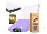 Arensberger Matratzen Topper SOFT Plus, Memory Foam Matratzentopper, waschbarer Bezug, geeignet für Federkern & Schaumstoff Matratzen, H2, Matratzenauflage Höhe 7cm