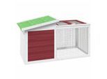 VidaXL Kaninchenstall 100,5x54x55cm (L x B x H) rosiges braun