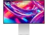 LG LCD-Monitor "LG 32U990A-S UltraFine™evo 32 Zoll 6K Nano IPS Black", Energieeffizienz: G (A-G), silber, B:71,84cm H:41,35cm T:2,65cm, Monitore, mit Thunderbolt™ 5